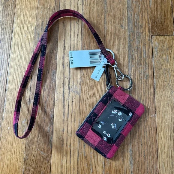 Vera Bradley Iconic Lanyard and Zip ID Case - Set of 2 - Picture 7 of 10